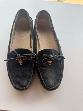 Prada Woman's Black Loafers EU 38.5 (8.5-9 US)